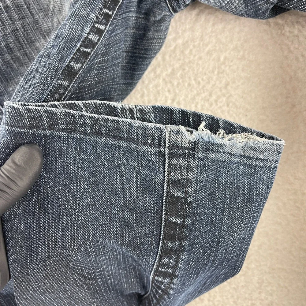 True Religion‎ Blue Denim Geno Straight Leg Jeans Mens Dark Wash Casual Size 33